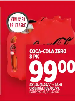 Meny COCA-COLA ZERO 8 PK tilbud