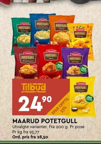 Coop Mega Maarud potetgull tilbud