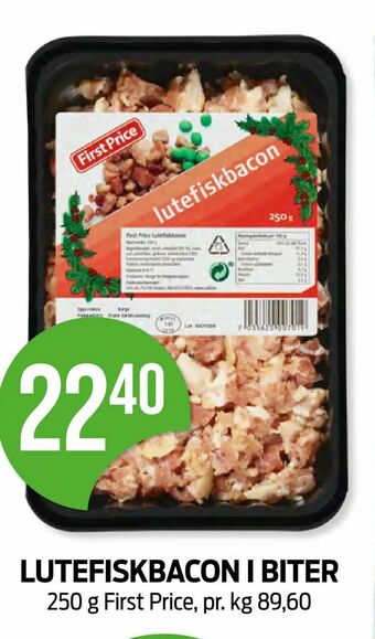 Kiwi Lutefiskbacon i biter tilbud