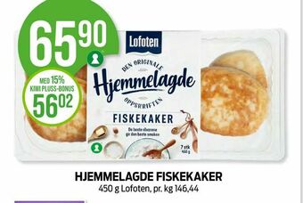 Kiwi Hjemmelagde fiskekaker tilbud