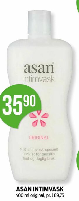 Kiwi Asan intimvask tilbud