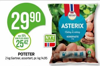 Kiwi Poteter tilbud