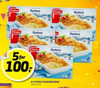 Bunnpris Kystens fiskegrateng tilbud