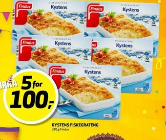 Bunnpris Kystens fiskegrateng tilbud
