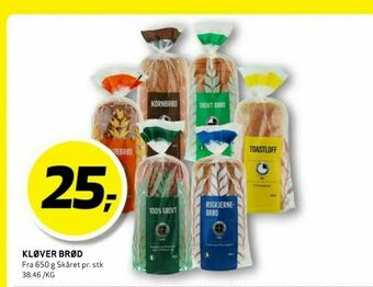 Bunnpris Kløver brød tilbud