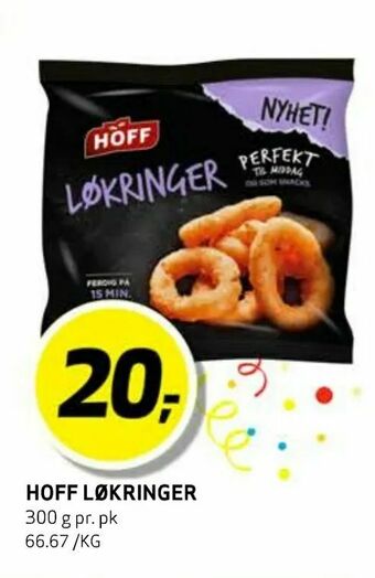 Bunnpris Hoff løkringer tilbud
