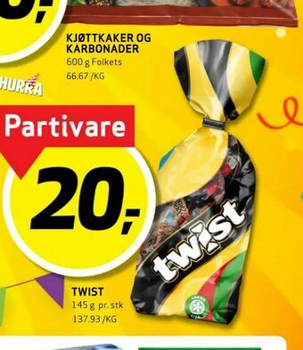 Bunnpris Twist tilbud