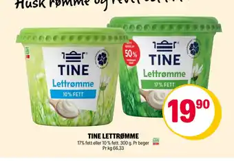 Coop Extra TINE LETTRØMME tilbud