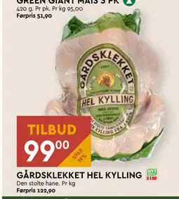 Coop Mega GÅRDSKLEKKET HEL KYLLING tilbud
