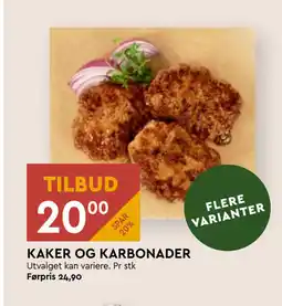 Coop Mega KAKER OG KARBONADER tilbud