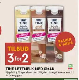 Coop Mega TINE LETTMELK MED SMAK tilbud