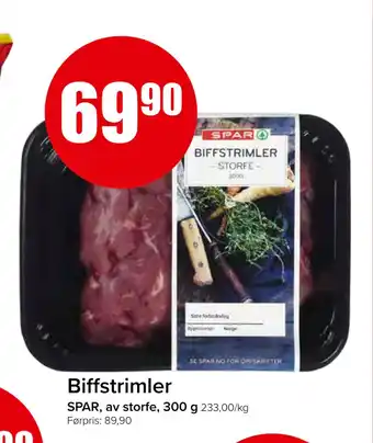 Spar Biffstrimler tilbud