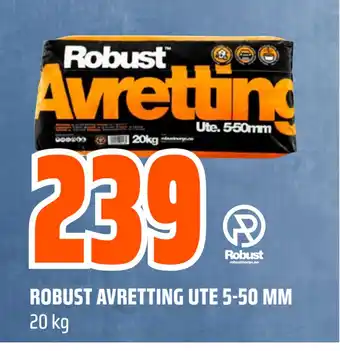 Obs Bygg ROBUST AVRETTING UTE 5-50 MM tilbud