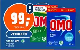 Coop Obs OMO BIG SIZE tilbud
