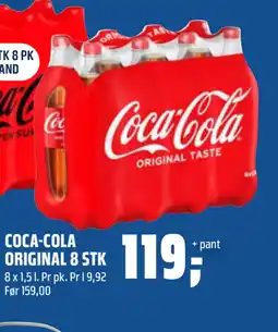 Coop Obs COCA-COLA ORIGINAL 8 STK tilbud