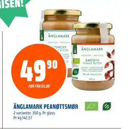 Coop Obs ÄNGLAMARK PEANØTTSMØR tilbud