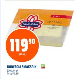 Coop Obs NORVEGIA SMAKSRIK tilbud