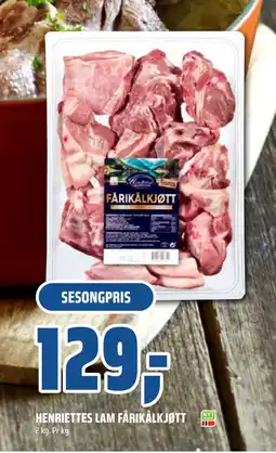 Coop Obs HENRIETTES LAM FÅRIKÅLKJØTT tilbud