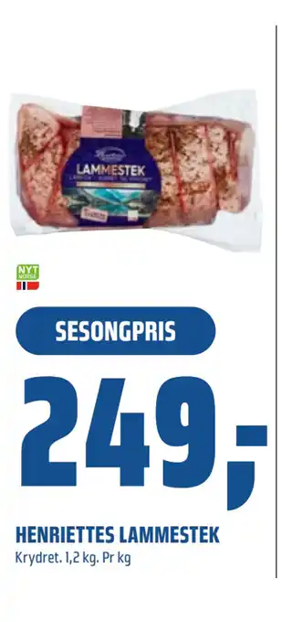 Coop Obs HENRIETTES LAMMESTEK tilbud