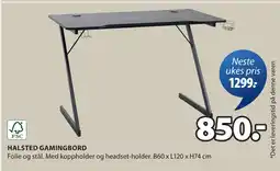 JYSK HALSTED GAMINGBORD tilbud