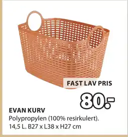 JYSK EVAN KURV tilbud