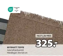 JYSK MYRHATT TEPPE tilbud