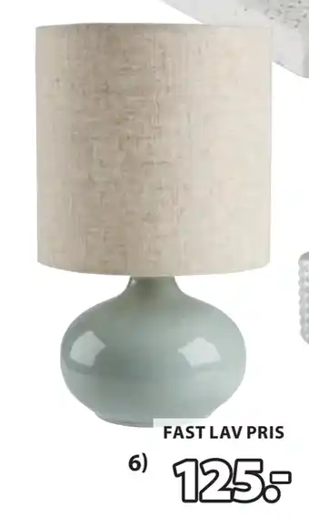 JYSK EIVIN BORDLAMPE tilbud