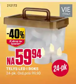 Europris TELYS LED I BOKS tilbud