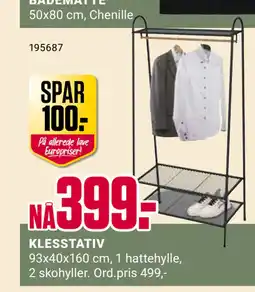 Europris KLESSTATIV tilbud