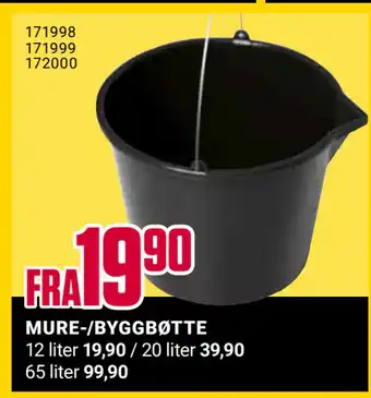 Europris MURE-/BYGGBØTTE tilbud