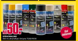 Europris SPRAYMALING tilbud