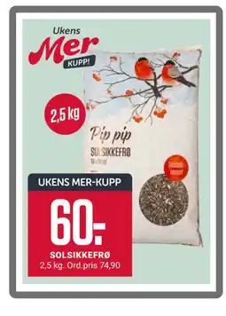Europris SOLSIKKEFRØ tilbud