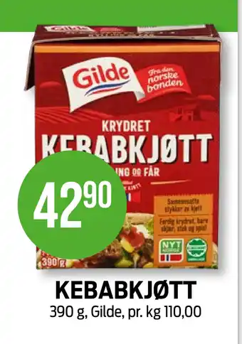 Kiwi KEBABKJØTT tilbud