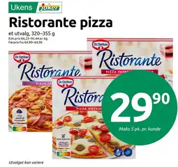 Joker Ristorante pizza tilbud