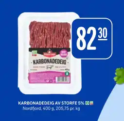 Rema 1000 KARBONADEDEIG AV STORFE 5% tilbud