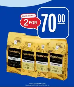 Rema 1000 UTVALGT KJELDSBERG KAFFE tilbud