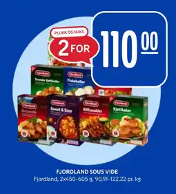 Rema 1000 FJORDLAND SOUS VIDE tilbud