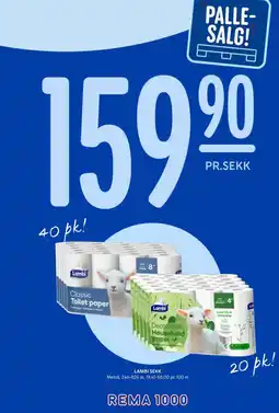 Rema 1000 LAMBI SEKK tilbud