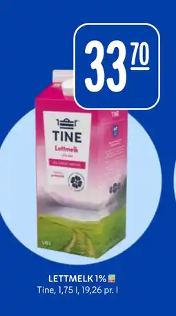 Rema 1000 LETTMELK 1% tilbud
