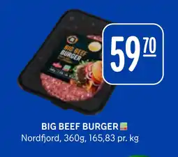 Rema 1000 BIG BEEF BURGER tilbud