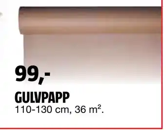 Bauhaus GULVPAPP tilbud