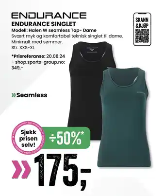 Sport Outlet ENDURANCE SINGLET tilbud