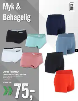 Sport Outlet LMNTS BOXER/SWAY HIPSTER tilbud