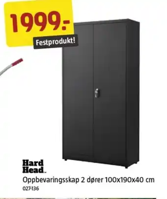 Jula Hard Head Oppbevaringsskap 2 dører tilbud