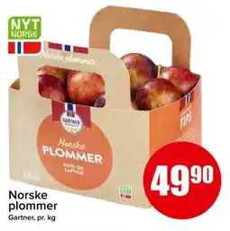 Spar Norske Plommer tilbud