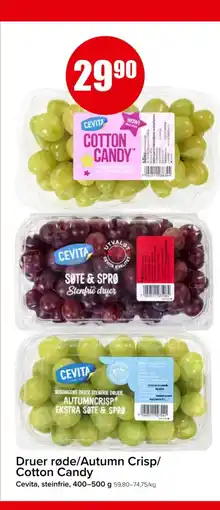 Spar CEVITA Druer røde/Autumn Crisp tilbud