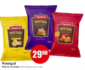 Spar MAARUD Potetgull tilbud