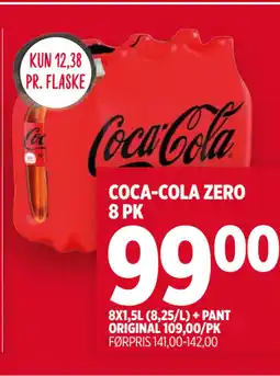 Meny COCA-COLA ZERO 8 PK tilbud