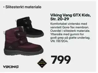 XXL Sport Viking Vang GTX Kids, Str. 20-29 tilbud