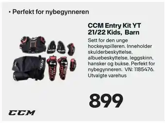 XXL Sport CCM Entry Kit YT 21/22 Kids, Barn tilbud